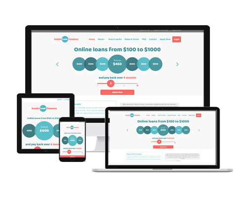 Responsive SparLMS template