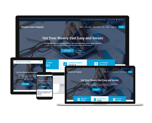 Responsive SparLMS template